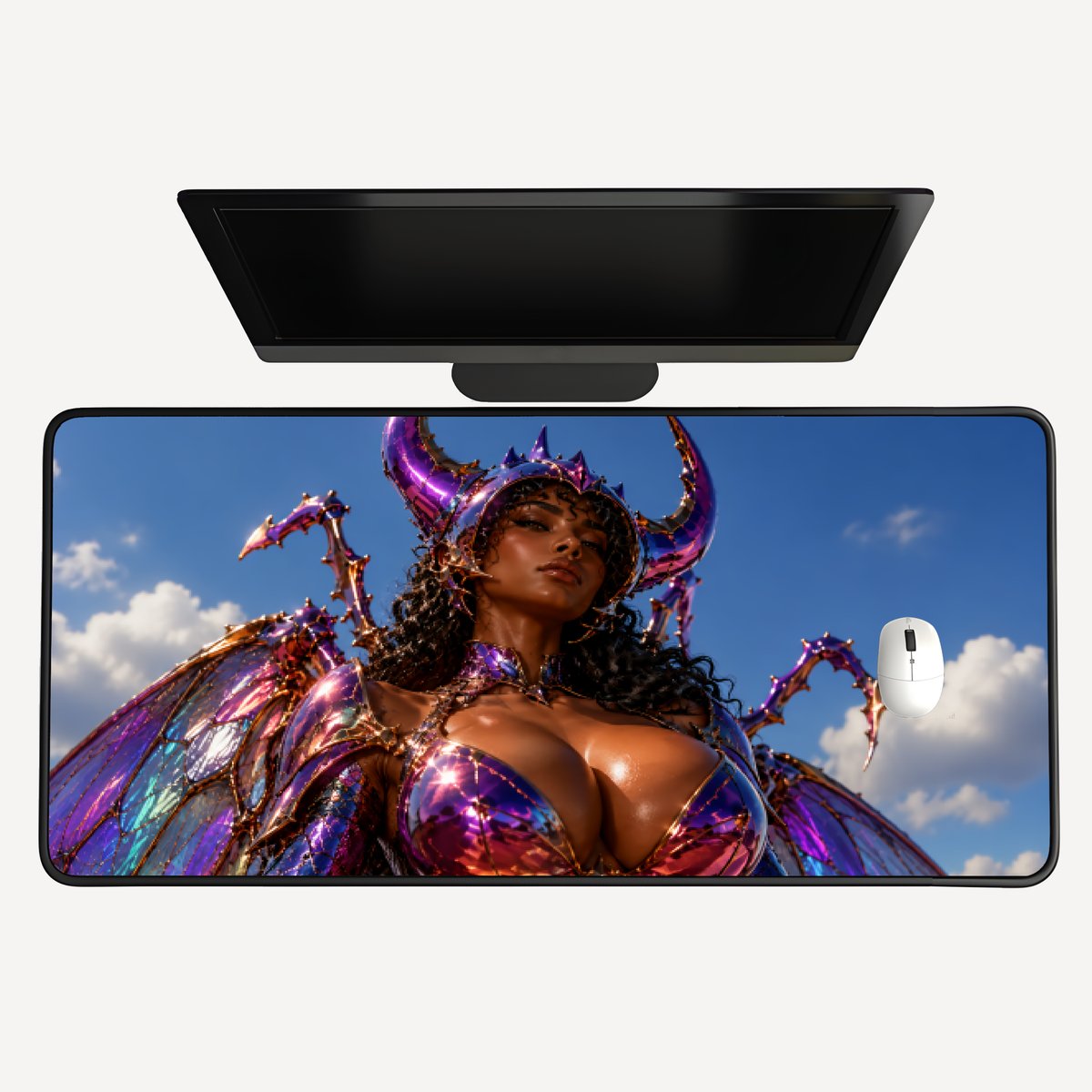 Iridescent Demoness Desk Mat