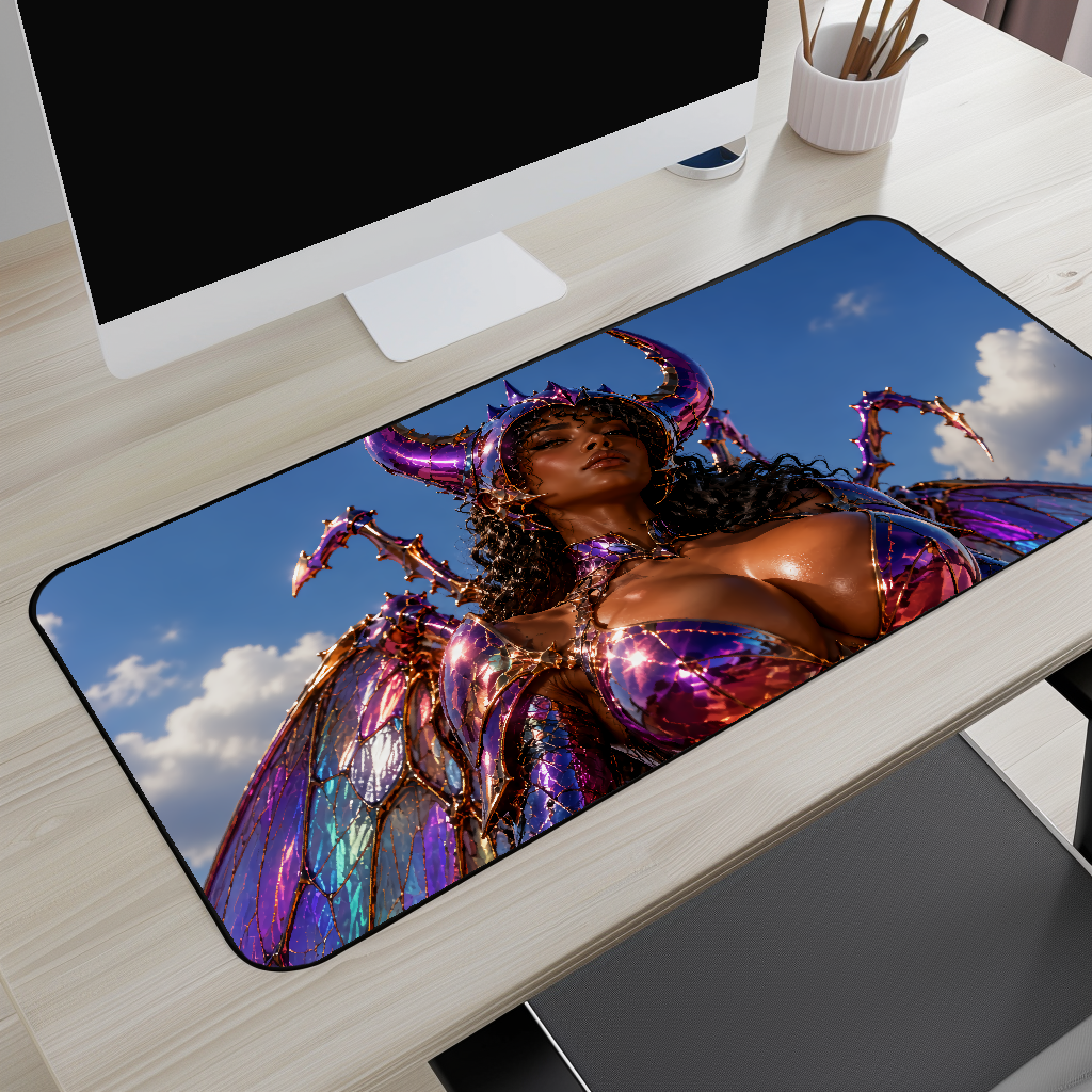 Iridescent Demoness Desk Mat