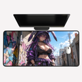 Street Bunny Desk Mat