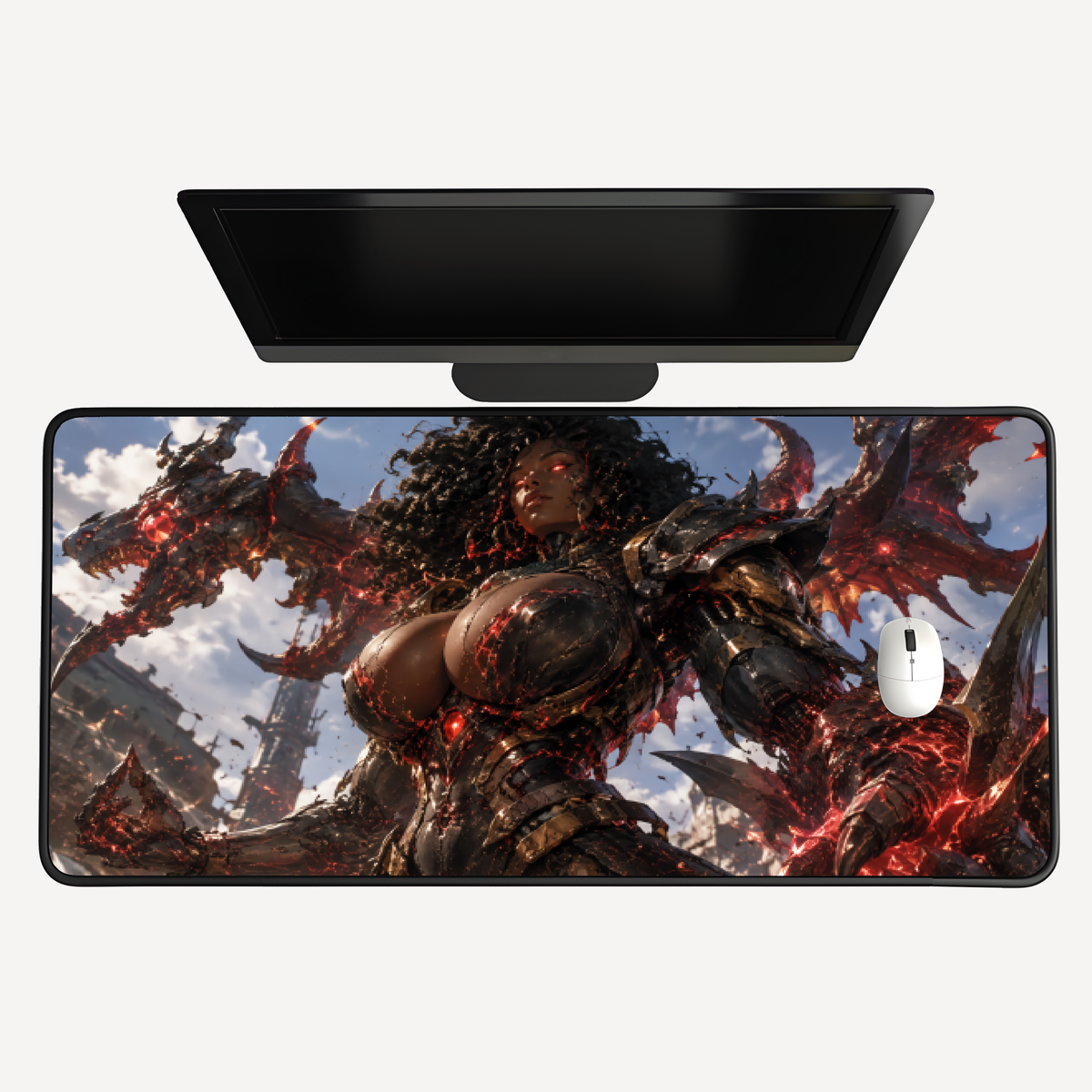 Demon Armor Desk Mat