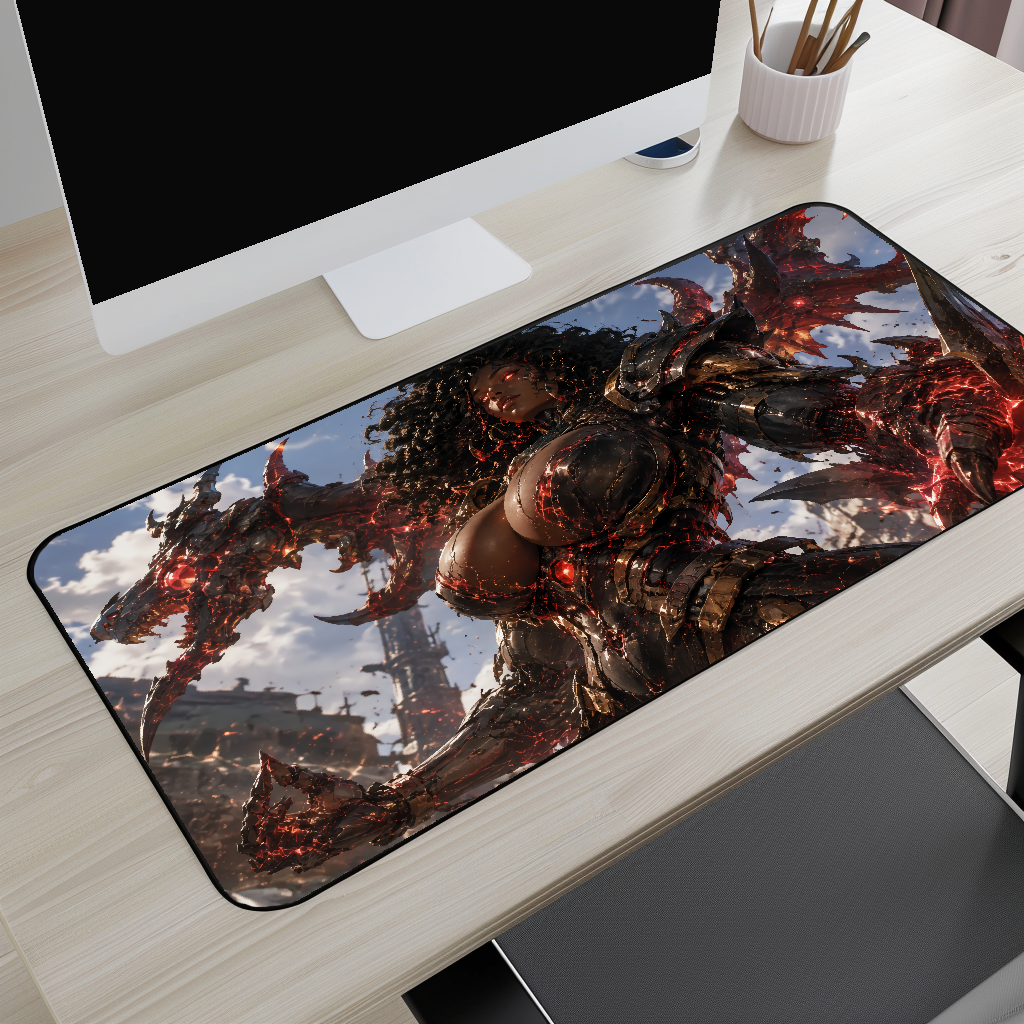 Demon Armor Desk Mat