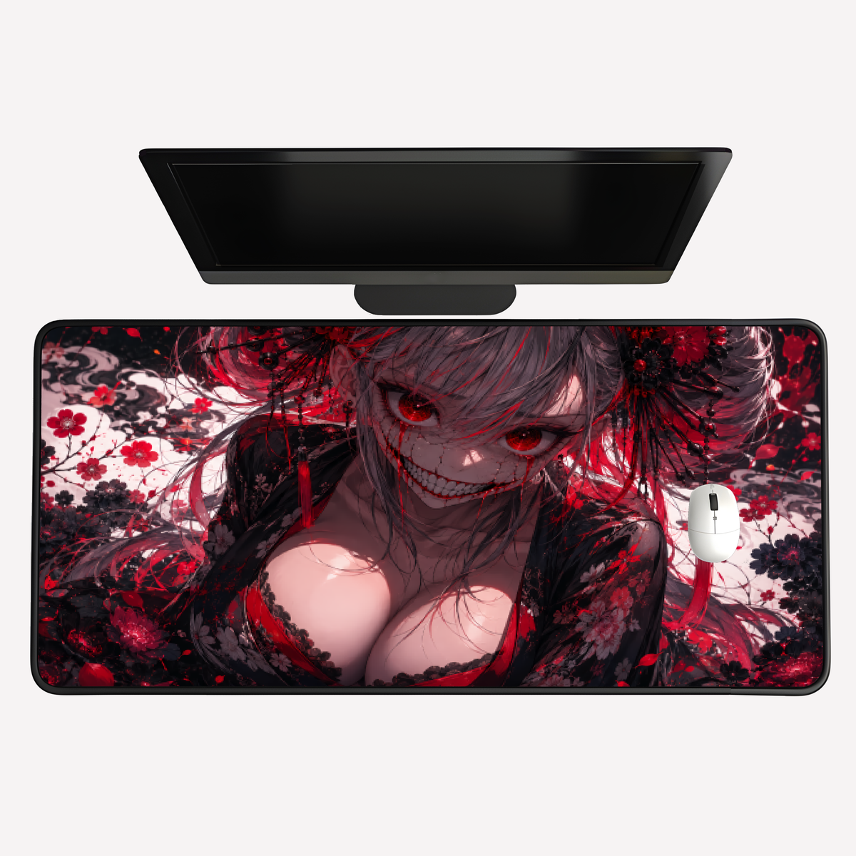 Ruby Smile Desk Mat