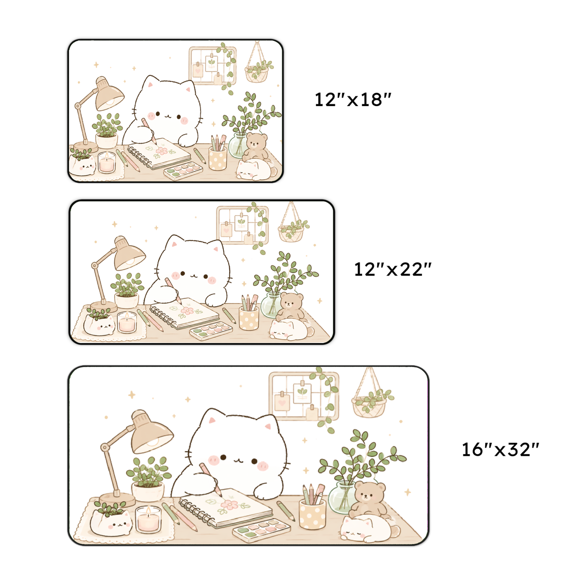 Cute Cat Desk Mat