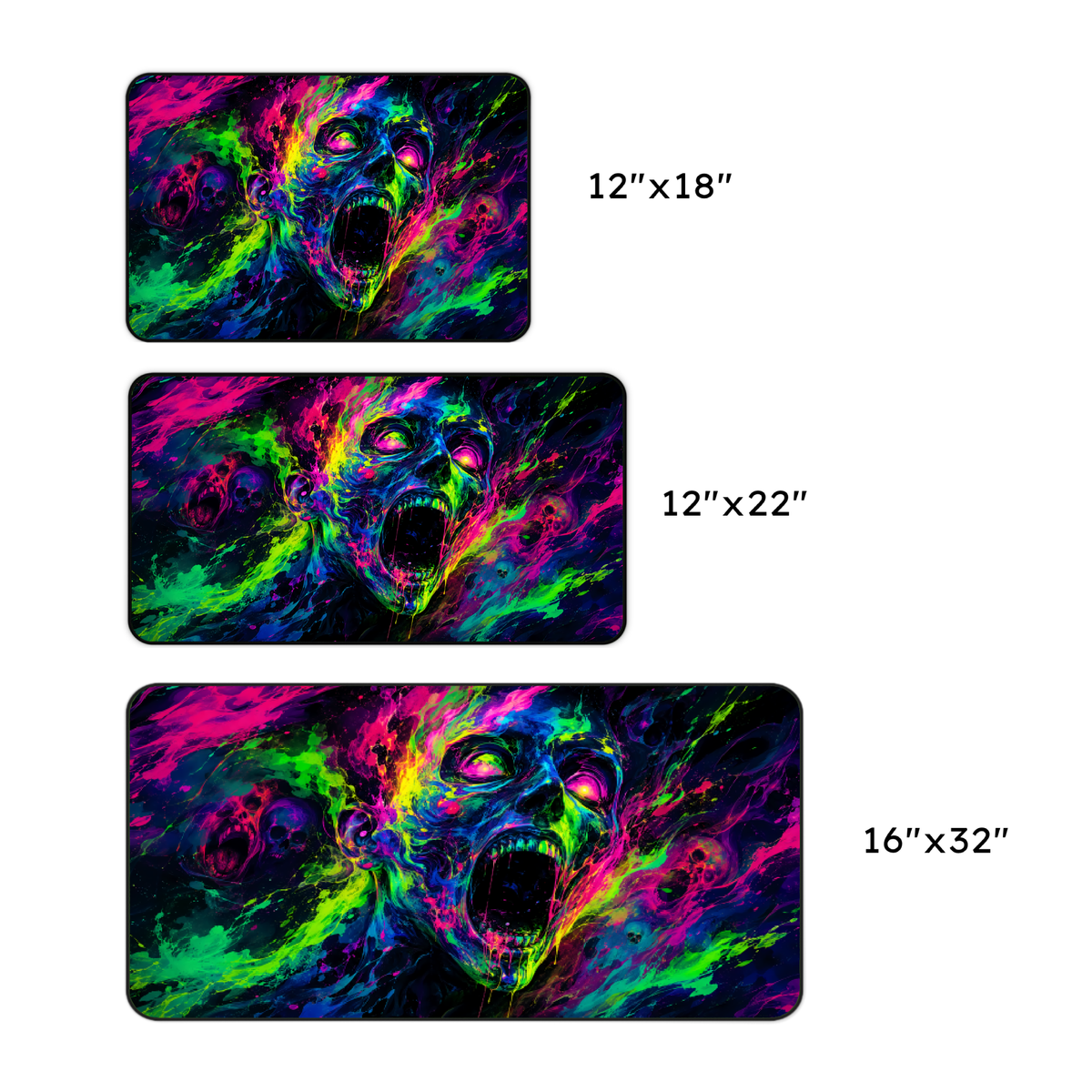 Neon Nightmare Desk Mat