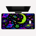 Neon Space Desk Mat