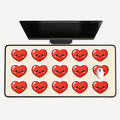 Kawaii Hearts Desk Mat