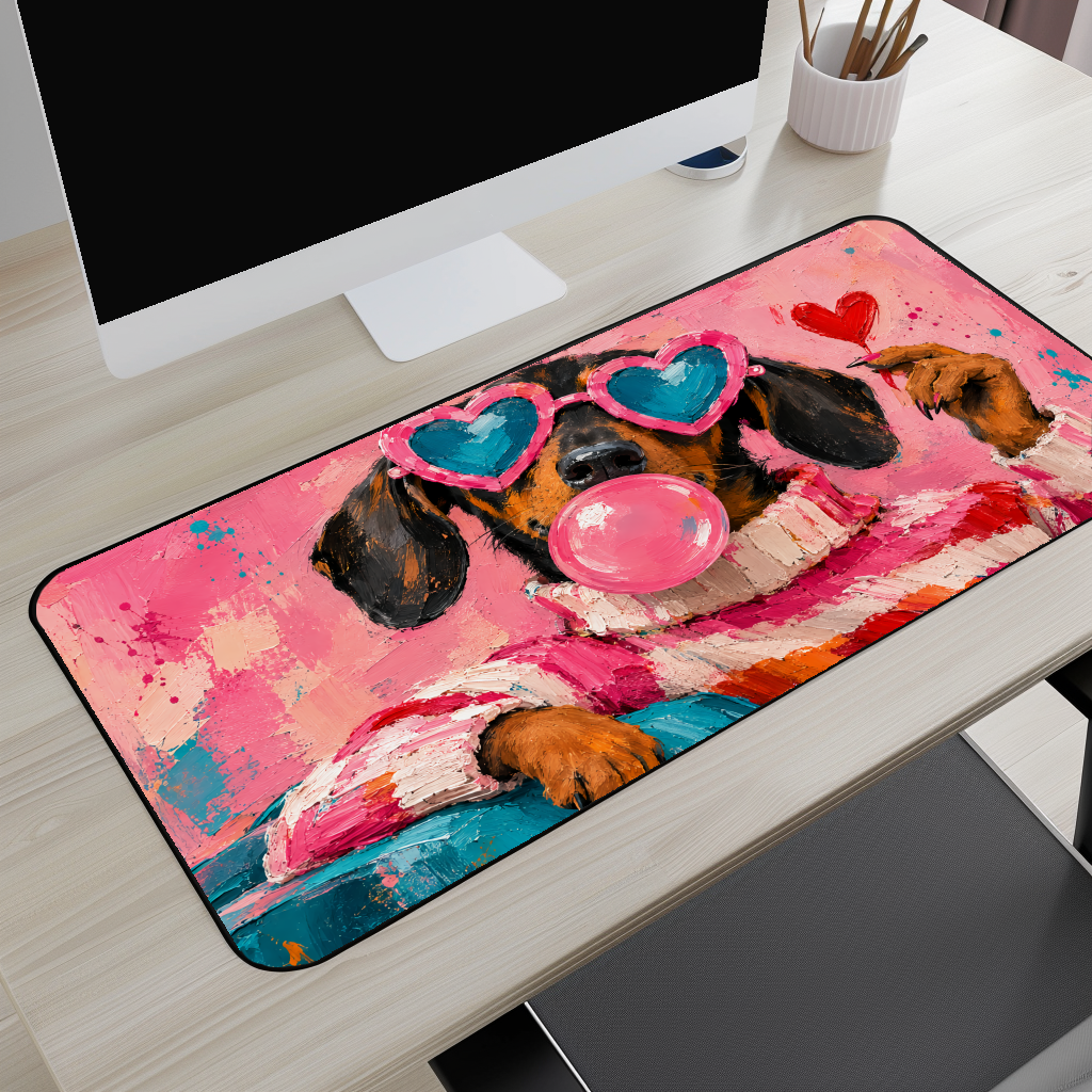 Sassy Dachshund Desk Mat