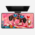 Sassy Dachshund Desk Mat