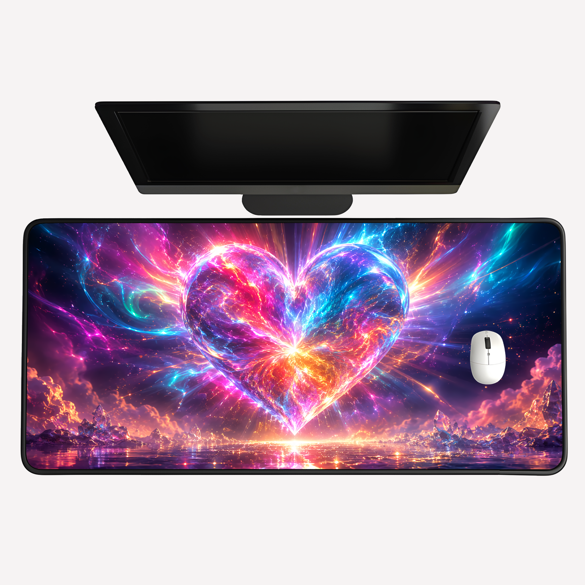 Cosmic Heart Desk Mat