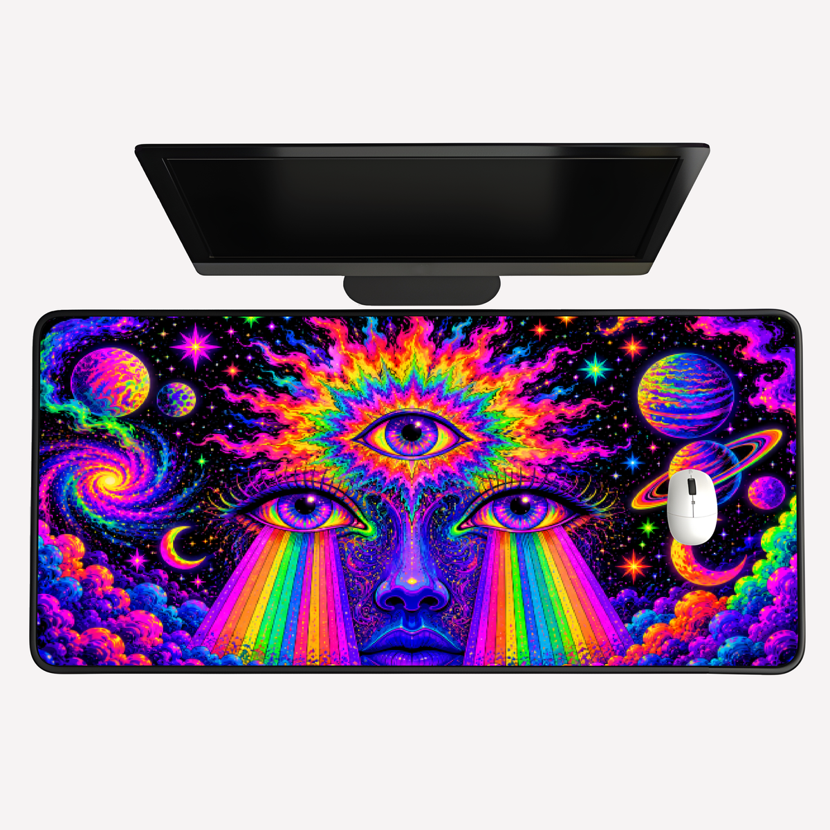 Psychedelic Awakening Desk Mat