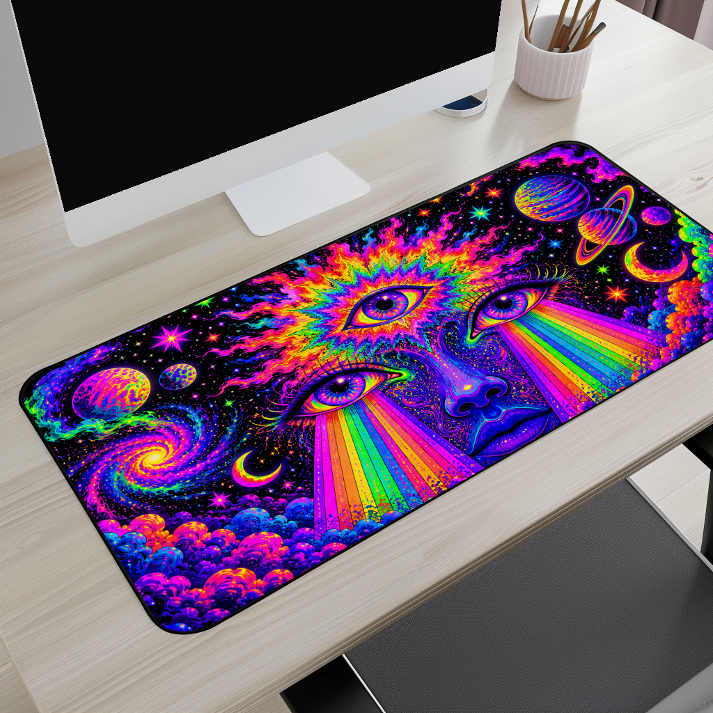 Psychedelic Awakening Desk Mat
