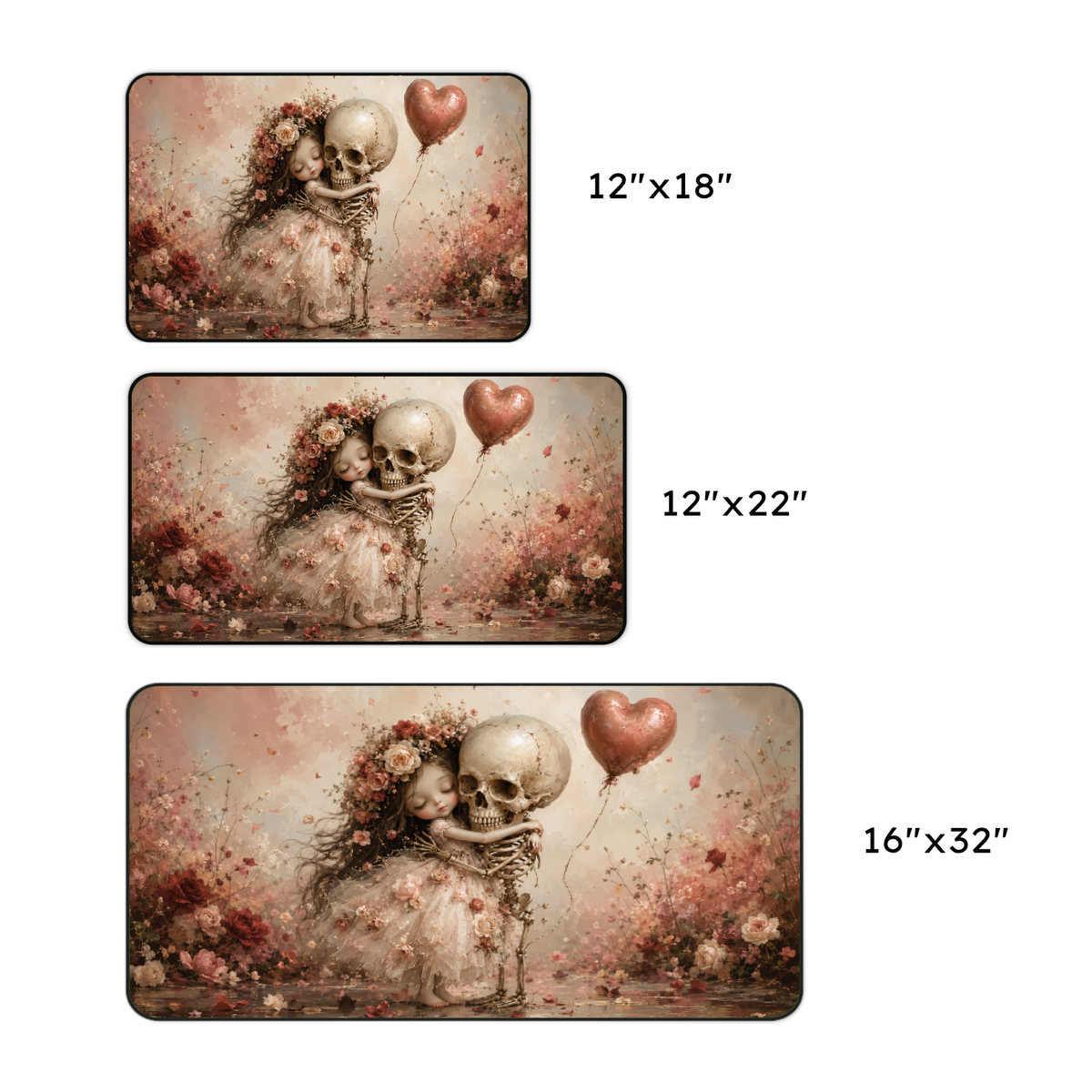 Gothic Love Desk Mat Pad