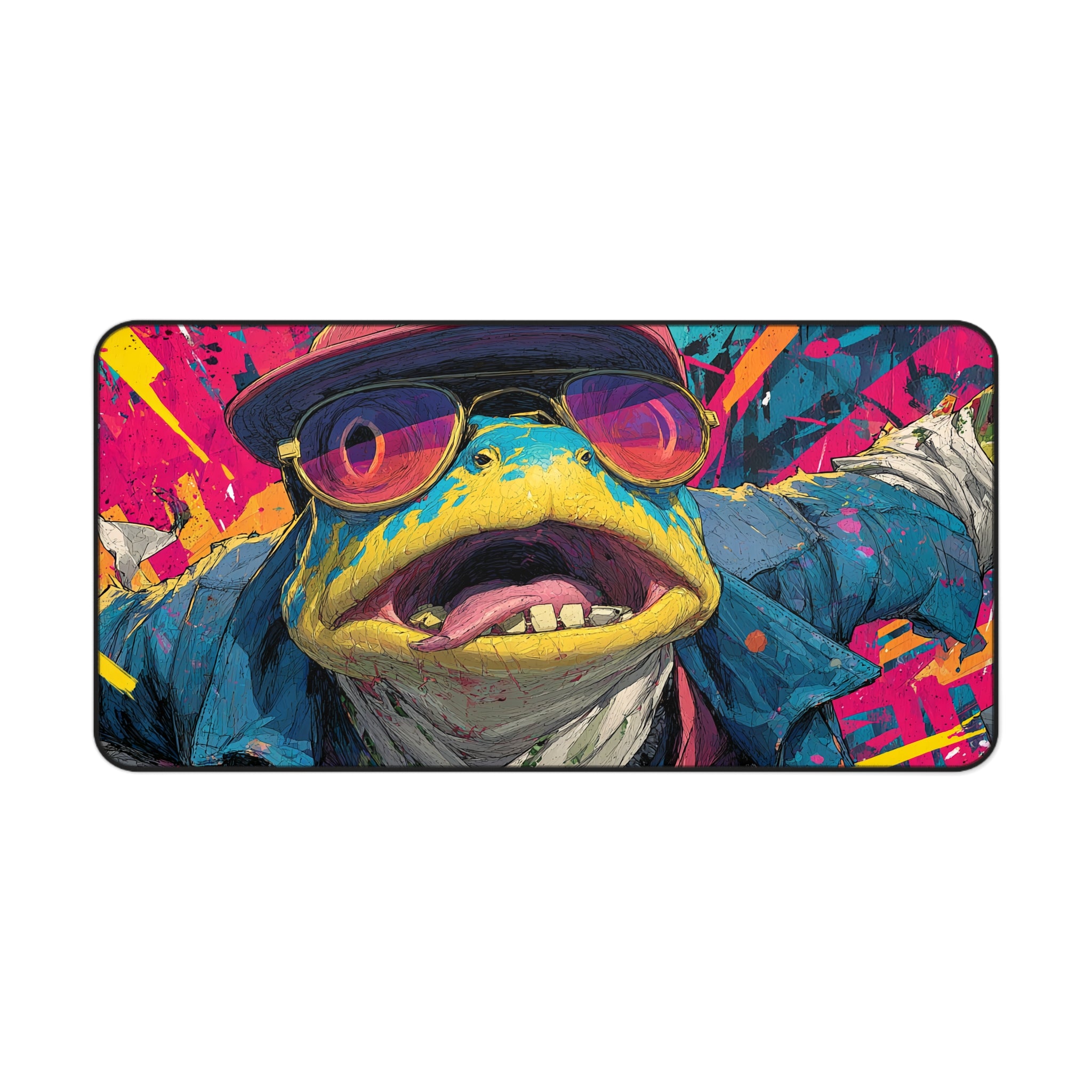 Psychedelic Frog Desk Mat