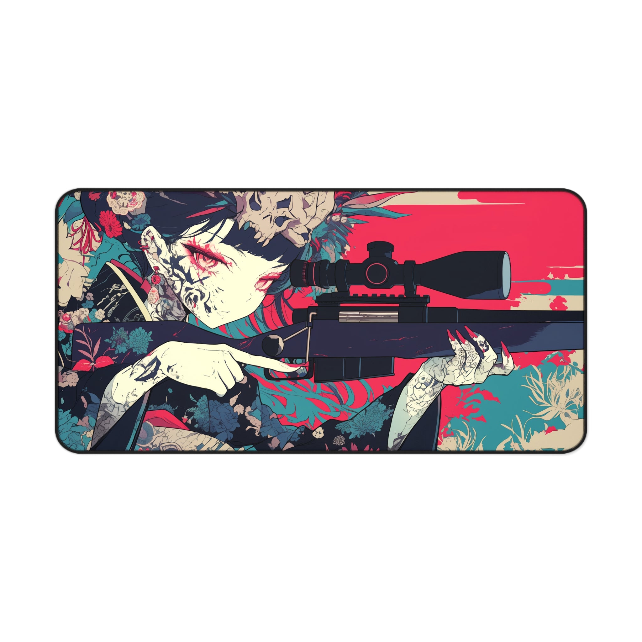 Sniper Girl Desk Mat