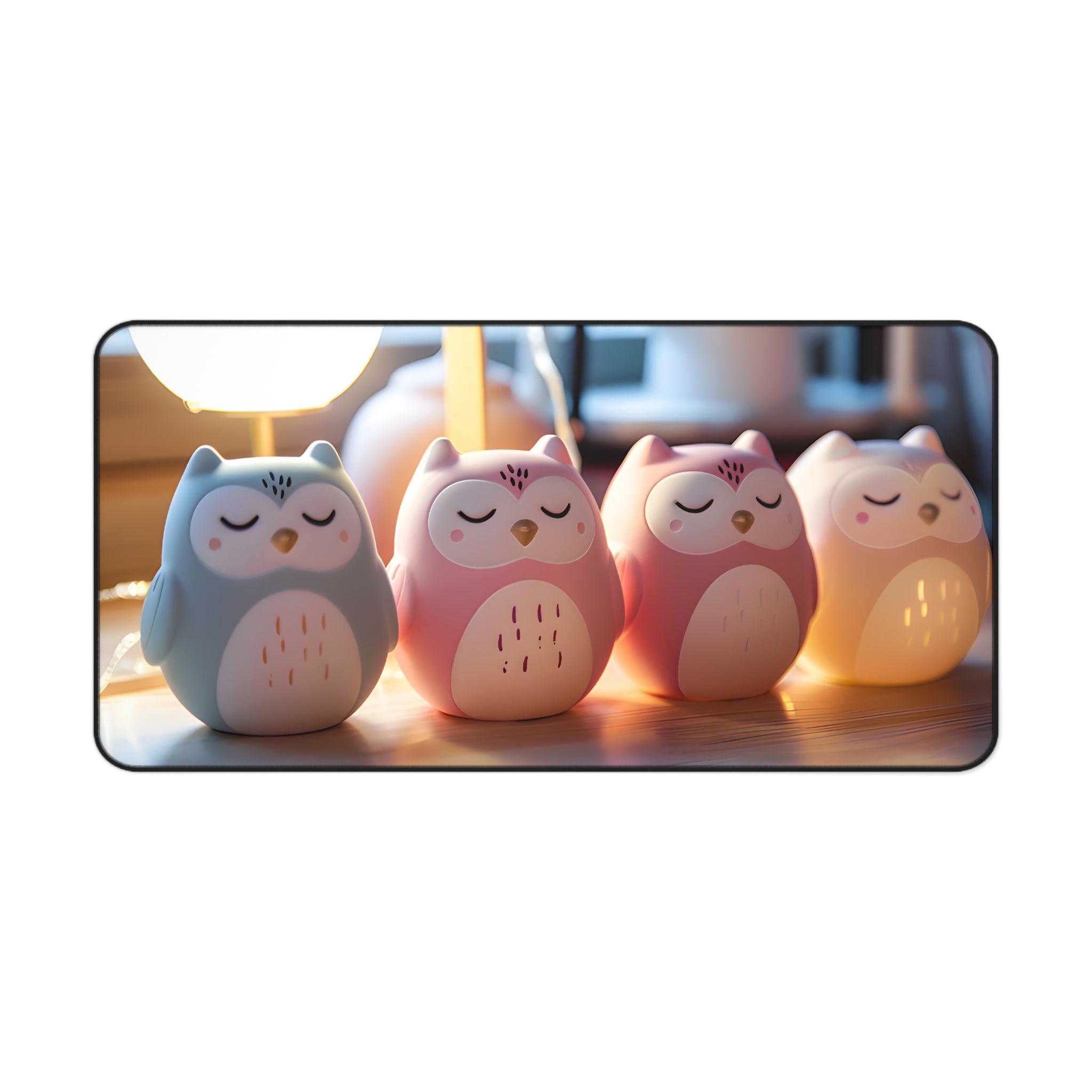Sleeping Owls Desk Mat