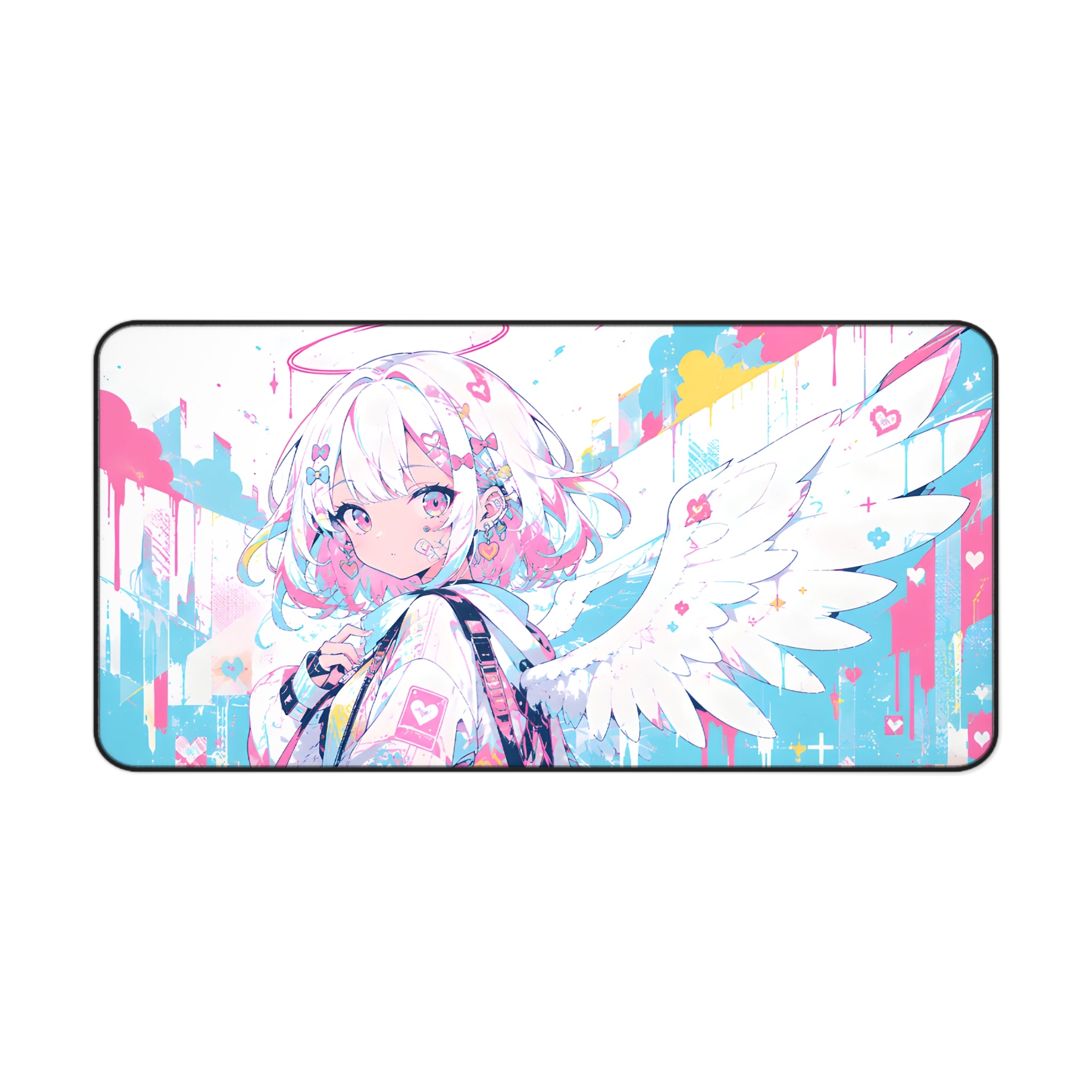 Pastel Angel Anime Desk Mat