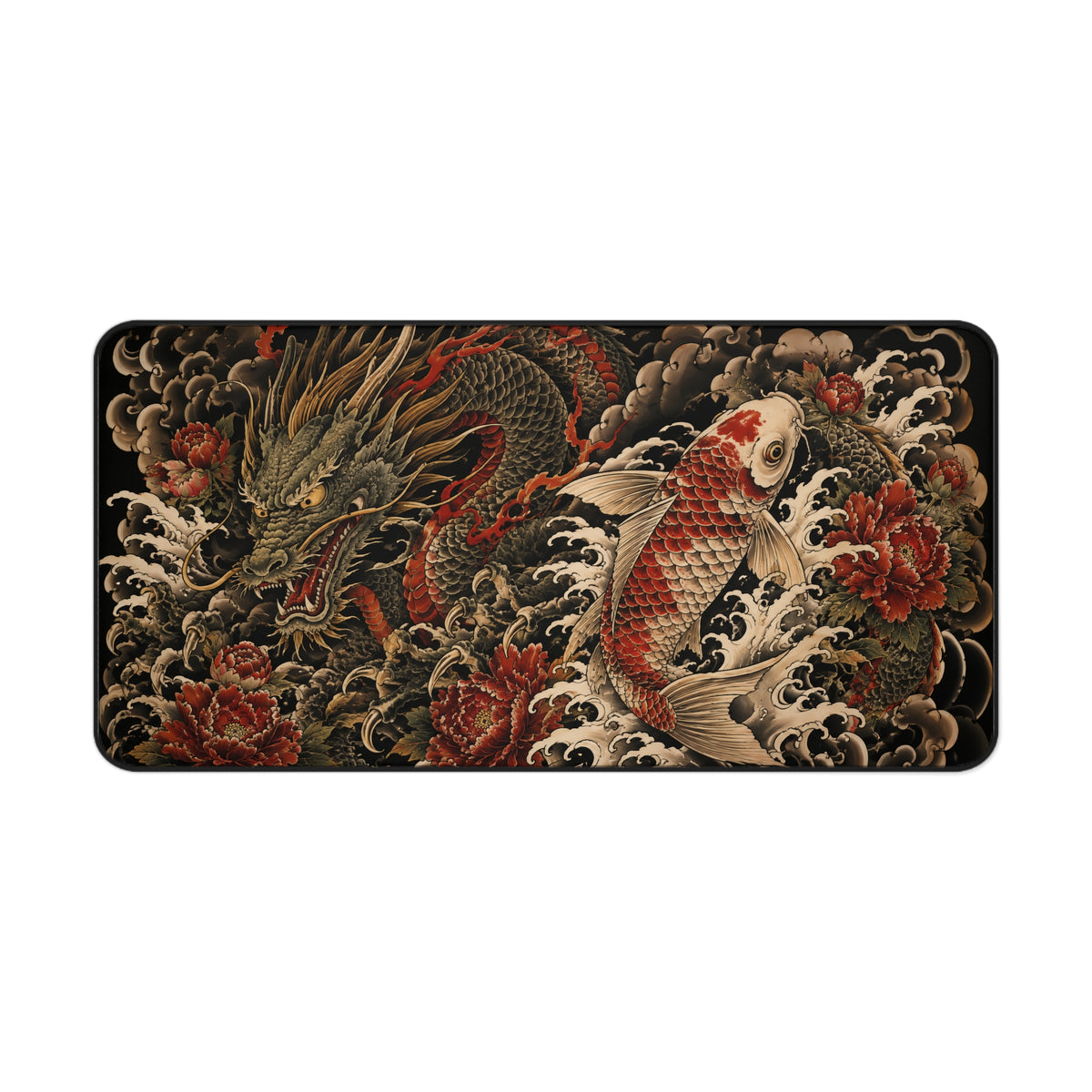 Koi & Dragon Desk Mat