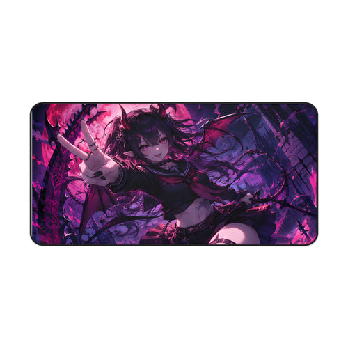 Anime Demon Girl Desk Mat