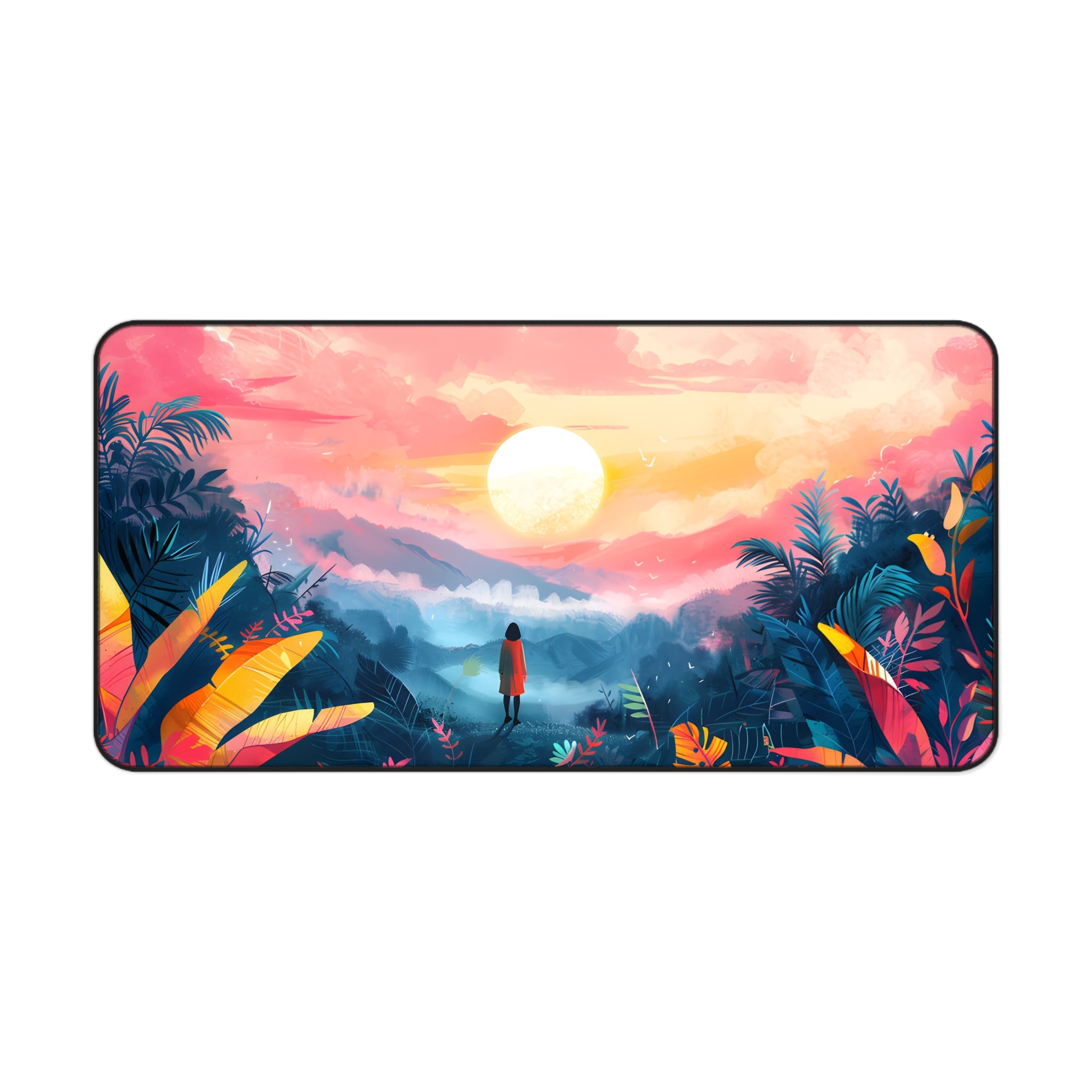 Tropical Sunset Desk Mat