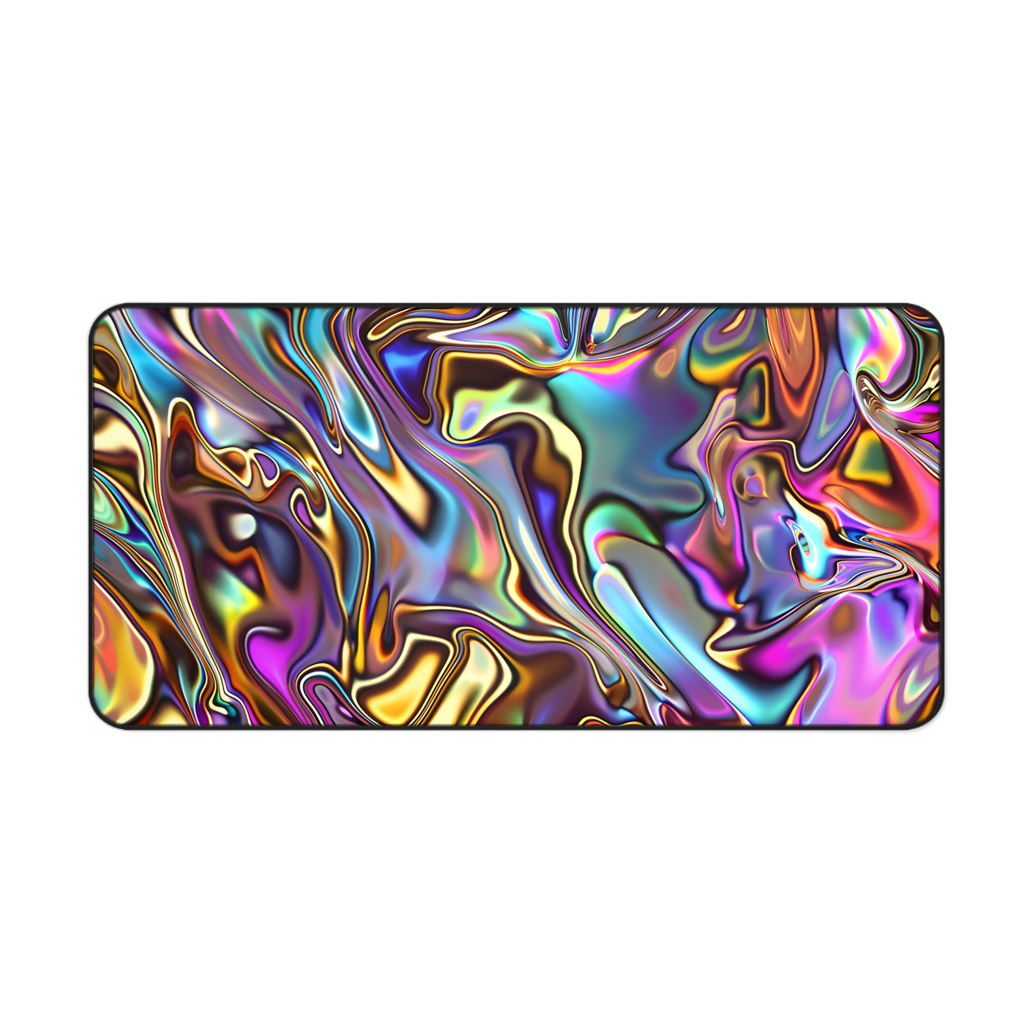 Iridescent Liquid Desk Mat