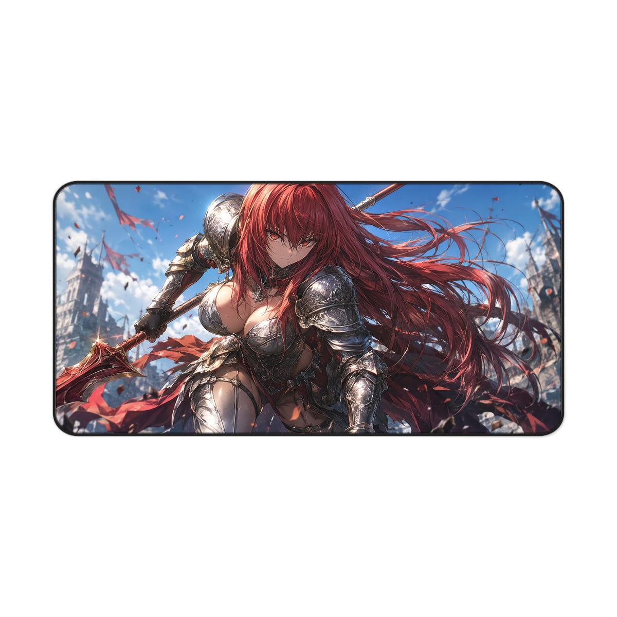 Crimson Knight Desk Mat