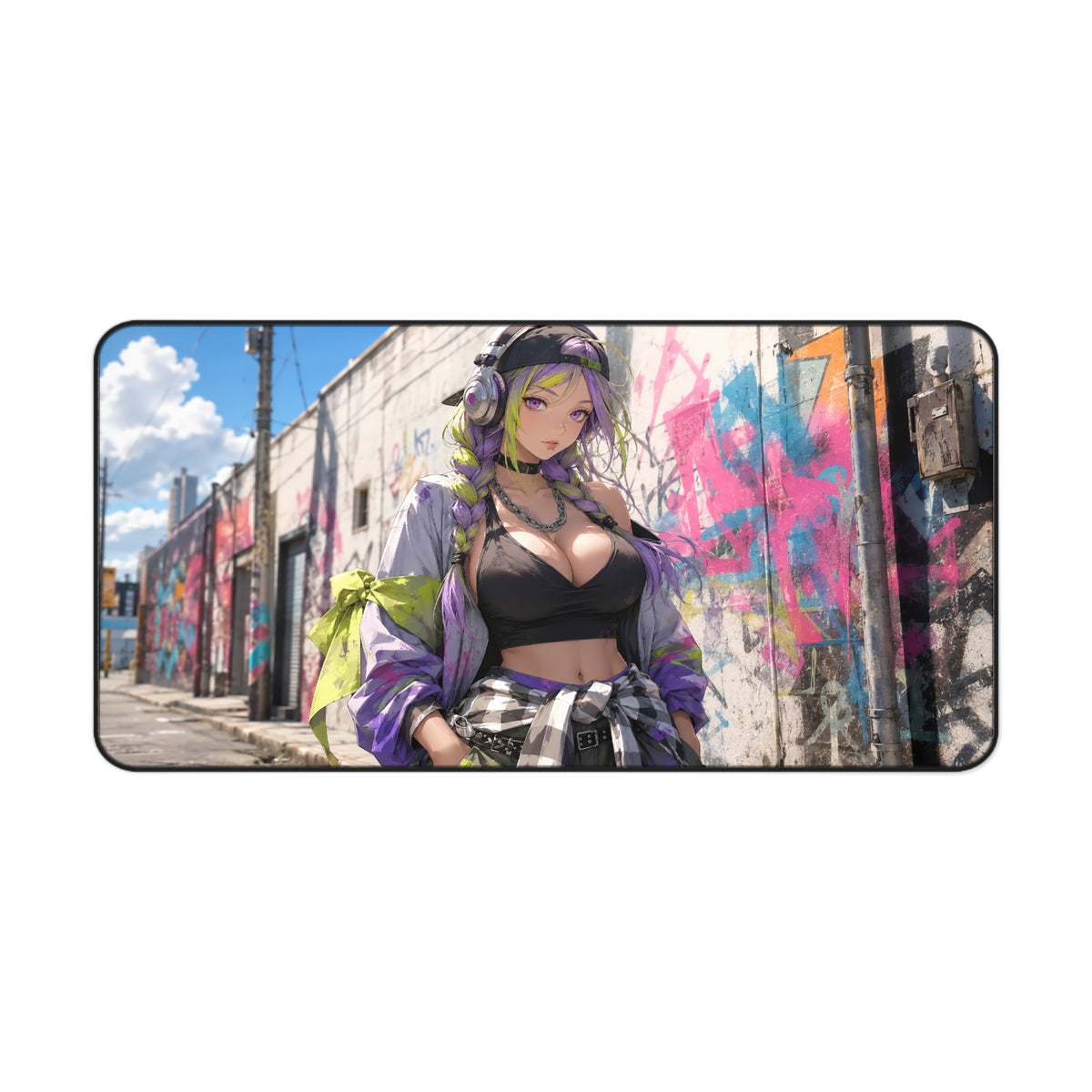 Graffiti Girl Pad Desk Mat