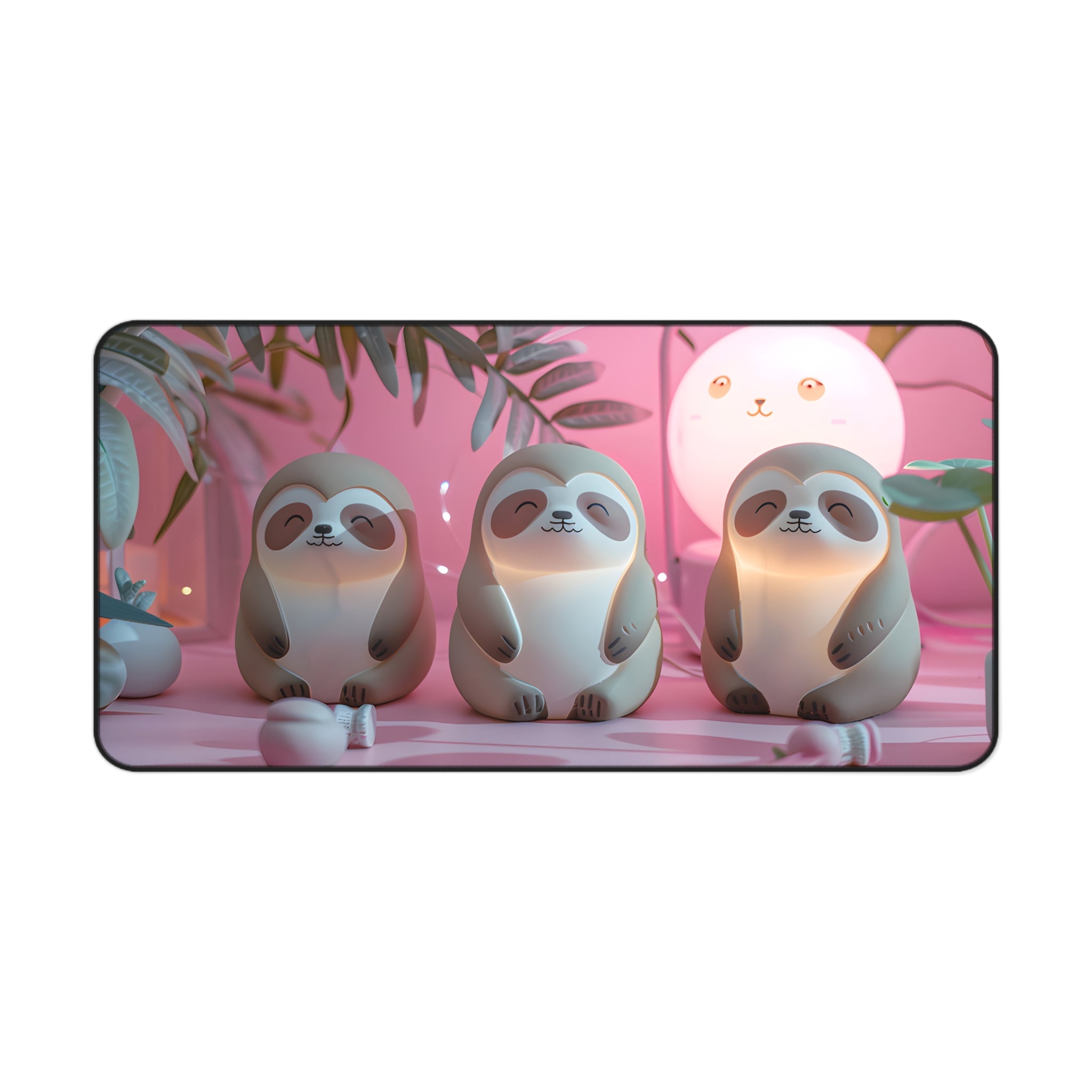 Pink Slumber Desk Mat
