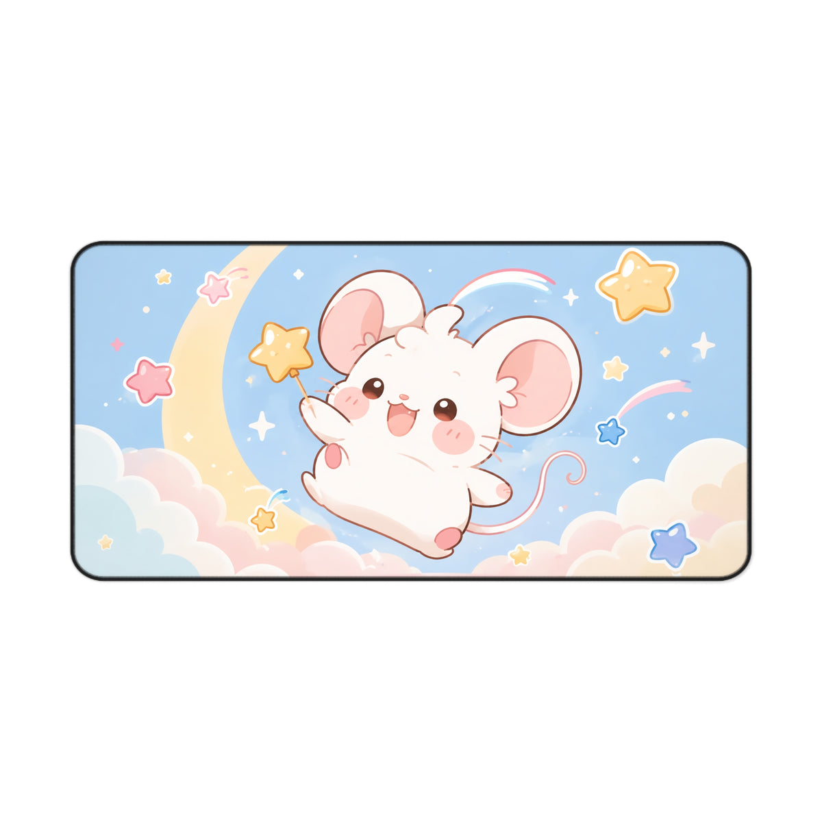 Cute Kawaii Mouse Desk Mat