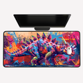 Colorful Graffiti Dinosaur Desk Mat
