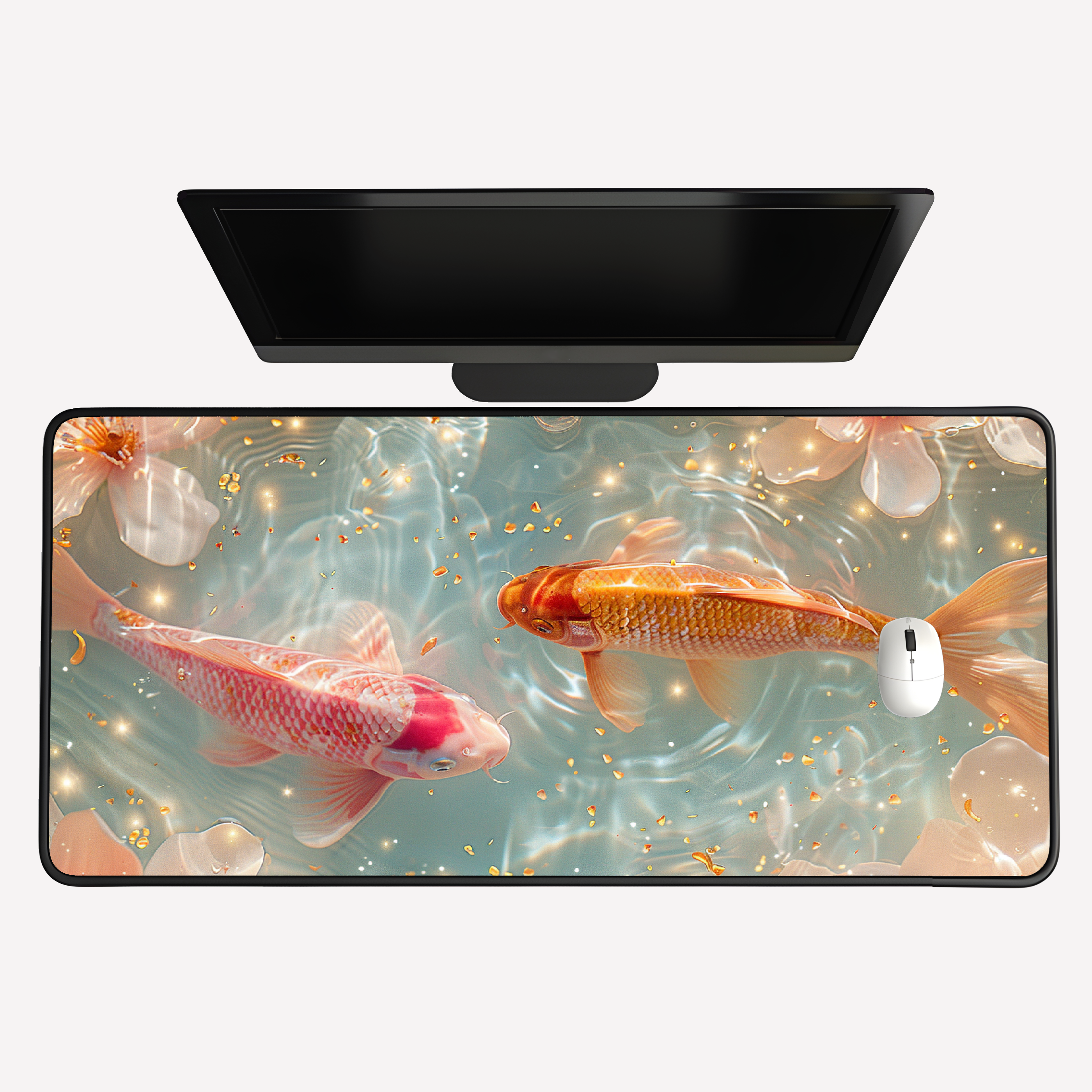 Koi Pond Desk Mat