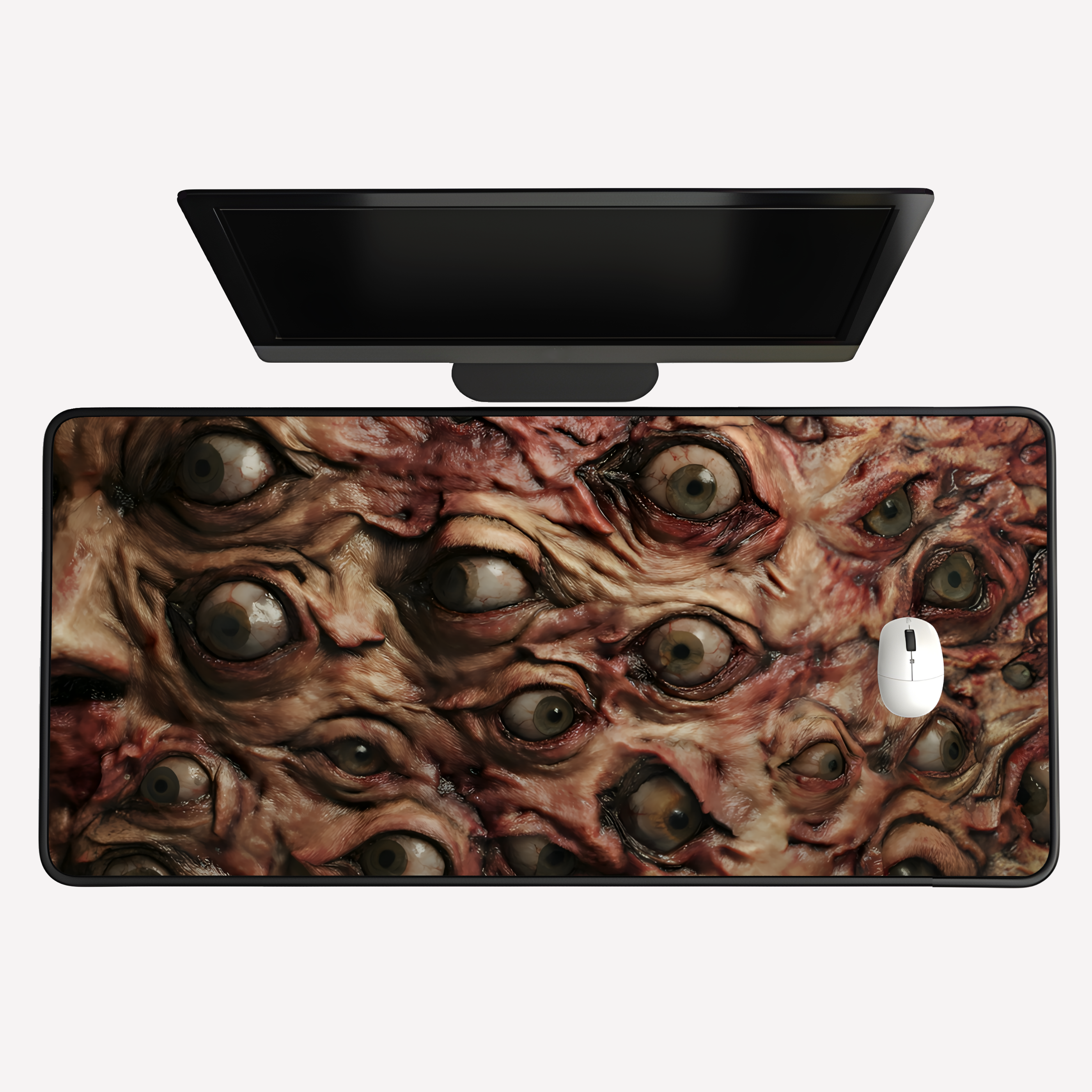 Horror Eyes Desk Mat