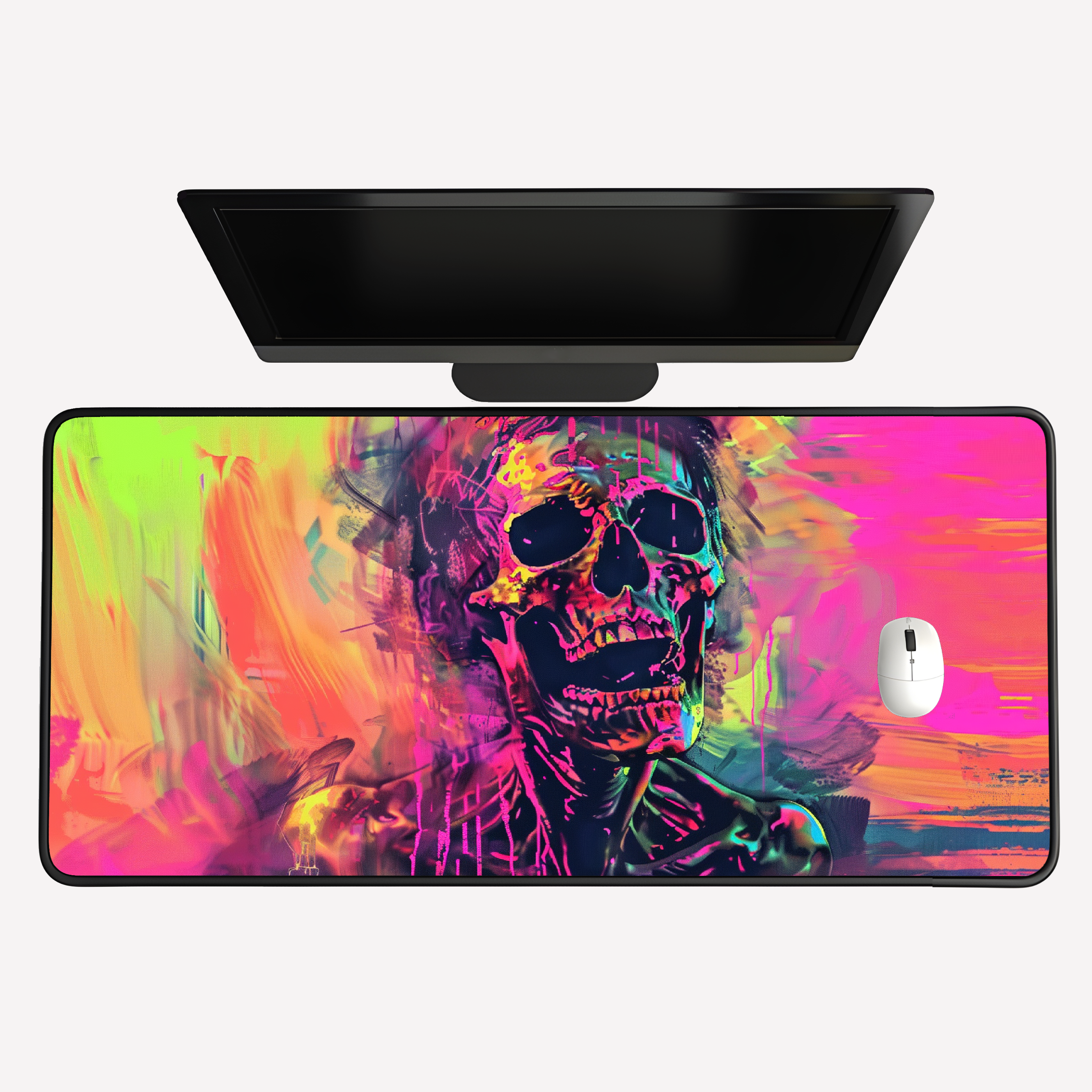 Neon Zombie Desk Mat