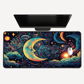 Celestial Moon & Stars Desk Mat
