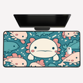 Sad Axolotl Desk Mat