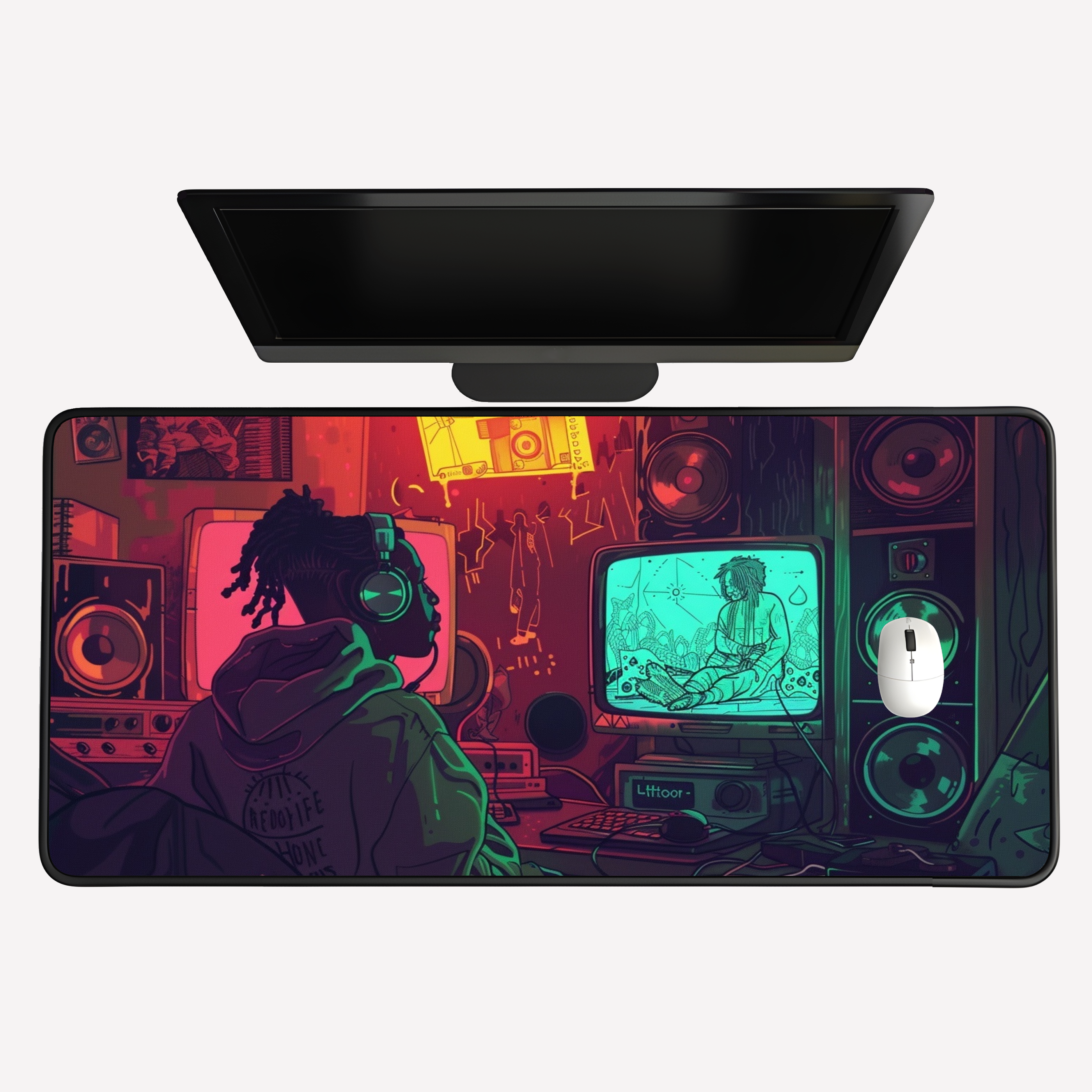 Retro Chill Desk Mat