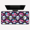 Colorful Skull Desk Mat