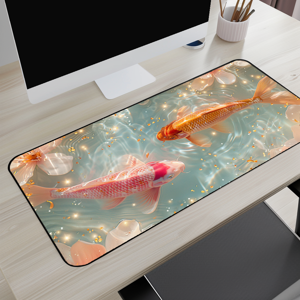 Koi Pond Desk Mat