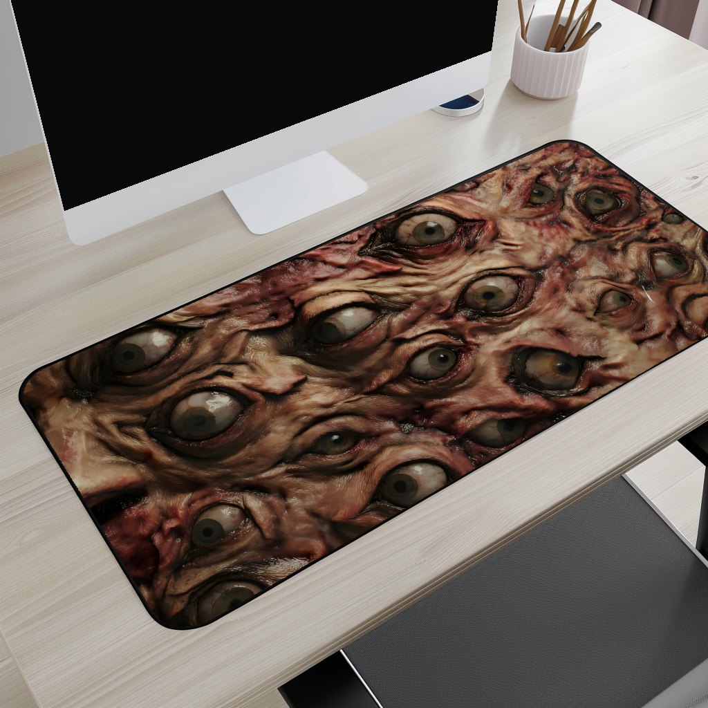 Horror Eyes Desk Mat