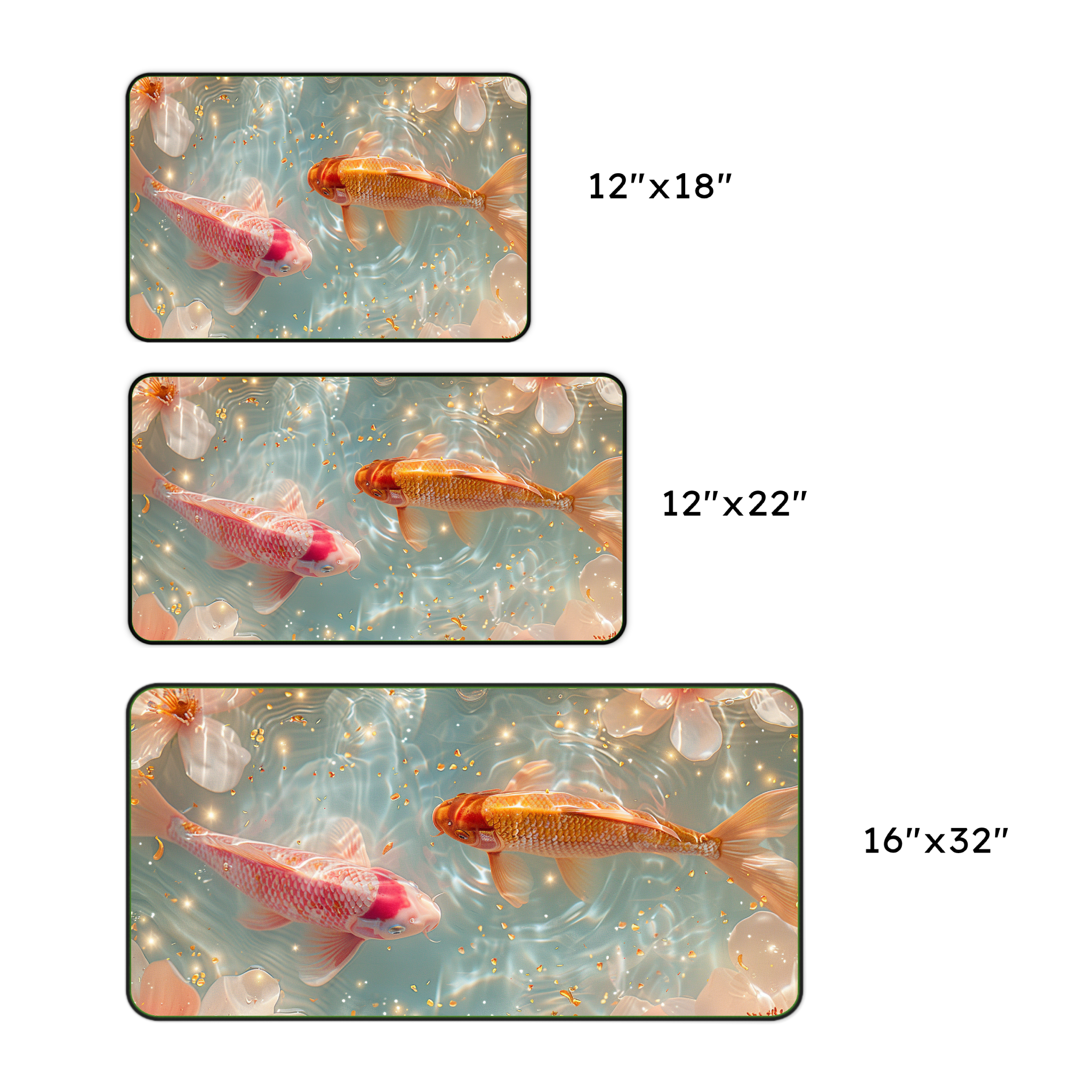 Koi Pond Desk Mat